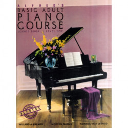 Alfred's Basic Adult Piano Course Lesson Book 1