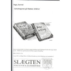 Sogn, herred - kirkebøgerne på Statens Arkiver