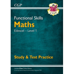 Functional Skills Maths: Edexcel Level 1 - Study & Test Practice