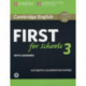 Cambridge English First for Schools 3 Student's Book with Answers with Audio