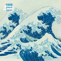 Adult Sustainable Jigsaw Puzzle Hokusai: The Great Wave: 1000-pieces. Ethical, Sustainable, Earth-friendly