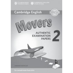 Cambridge English Young Learners 2 for Revised Exam from 2018 Movers Answer Booklet: Authentic Examination Papers