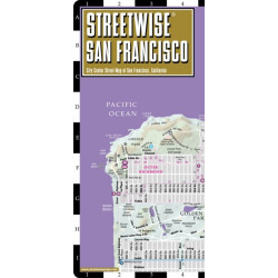 Streetwise San Francisco Map - Laminated City Center Street Map of San Francisco, California: City Plans