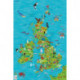 Children’s Wall Map of the United Kingdom and Ireland: Ideal Way for Kids to Improve Their Uk Knowledge