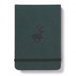 Dingbats A6+ Wildlife Green Deer Reporter Notebook - Plain