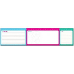 Dodo Keyboard Notepad (A3 Width) Bright: Slim Jotter Pad for Notes, Calls, to-Do Lists with a Handy Metric Ruler Printed at the Top of Each Sheet, That Tucks Up to a Desktop or Laptop Keyboard (KBNB)