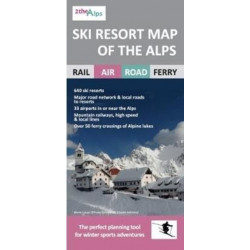 Ski Resort Map of the Alps