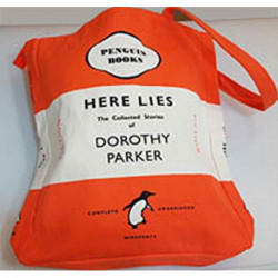 HERE LIES - DOROTHY PARKER BOOK BAG
