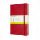 Moleskine Expanded Large Plain Hardcover Notebook: Scarlet Red: Scarlet Red