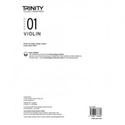 Trinity College London Violin Exam Pieces From 2020: Grade 1 (part only)