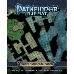 Pathfinder Flip-Mat: Bigger Flooded Dungeon