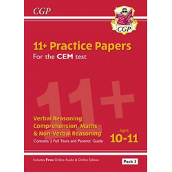 11+ CEM Practice Papers: Ages 10-11 - Pack 3 (with Parents' Guide & Online Edition)