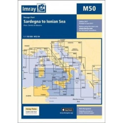 Imray Chart M50: Sardegna to Ionian Sea