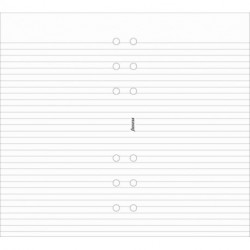 Filofax Personal white ruled notepaper refill