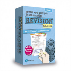 Pearson REVISE AQA GCSE Maths (Higher) Revision Cards - for 2026, 2027 exams: AQA