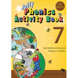 Jolly Phonics Activity Book 7: In Precursive Letters (British English edition)