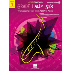 Gradebusters Grade 1 - Alto Saxophone: 15 Awesome Solos from Abba to Adele