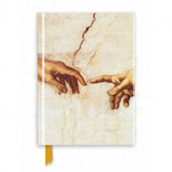 Michelangelo: Creation Hands (Foiled Journal)