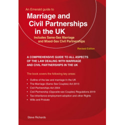Marriage and Civil Partnerships in the UK: Includes Same-Sex Marriage and Mixed-Sex Civil Partnerships