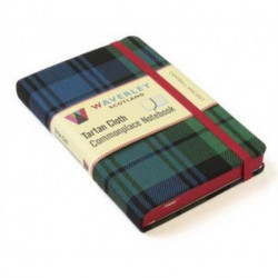 Waverley (M): Campbell Ancient Tartan Cloth Commonplace Pocket Notebook
