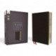 NASB, Thinline Bible, Bonded Leather, Black, Red Letter, 1995 Text, Comfort Print