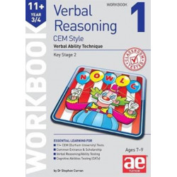 11+ Verbal Reasoning Year 3/4 CEM Style Workbook 1: Verbal Ability Technique