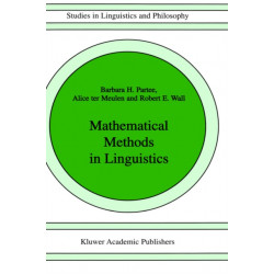 Mathematical Methods in Linguistics