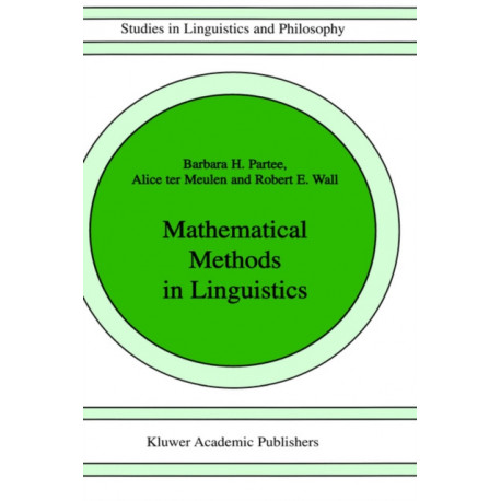 Mathematical Methods in Linguistics