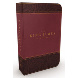 KJV, The King James Study Bible, Leathersoft, Burgundy, Red Letter, Full-Color Edition: Holy Bible, King James Version