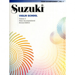 Suzuki Violin School 4 - Piano Acc. (Revised)