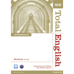 New Total English Intermediate Workbook with Key and Audio CD Pack
