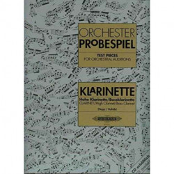 Test Pieces for Orchestral Auditions: Clarinet