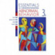 Essentials of Understanding Abnormal Behavior