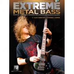 Extreme Metal Bass: Extreme Metal Bass (Book/Online Audio)