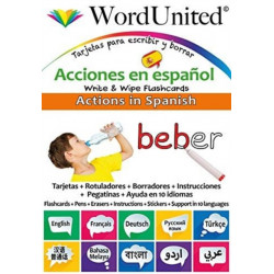 Actions in Spanish: Write & Wipe Flashcards
