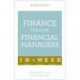 Finance For Non-Financial Managers In A Week: Understand Finance In Seven Simple Steps