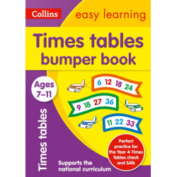 Times Tables Bumper Book Ages 7-11: Prepare for School with Easy Home Learning