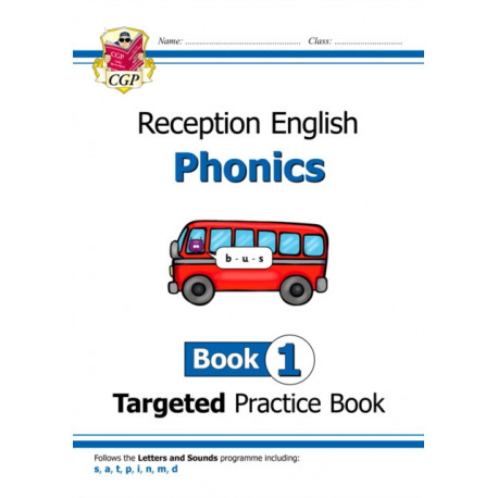 Reception English Phonics Targeted Practice Book - Book 1