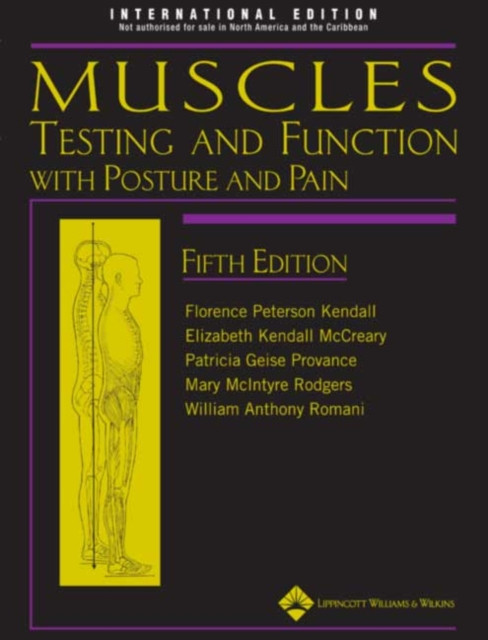 MUSCLES Testing and Function 第五版 CD付き Muscles, Testing and Function - Kendall, F.P.; McCreary, E.K.