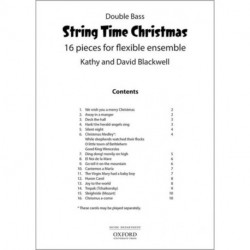 String Time Christmas: 16 pieces for flexible ensemble