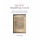 Editing Medieval Texts