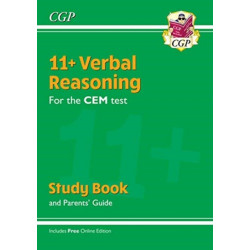 11+ CEM Verbal Reasoning Study Book (with Parents’ Guide & Online Edition)