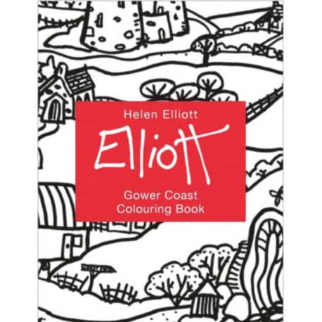 Helen Elliott Concertina Colouring Book: Gower Coast