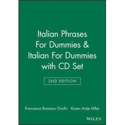 Italian Phrases For Dummies & Italian For Dummies, 2e with CD Set