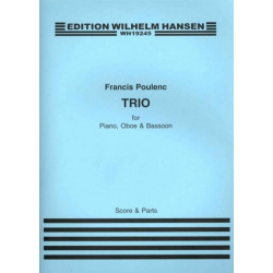 Trio: Trio Pour Hautbois, Basson Et Piano