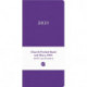 Church Pocket Book and Diary 2021 Purple