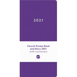 Church Pocket Book and Diary 2021 Purple