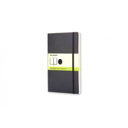 Moleskine Soft Large Plain Notebook Black