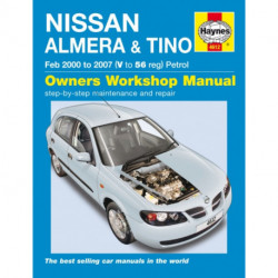 Nissan Almera & Tino Petrol (Feb 00 - 07) Haynes Repair Manual