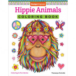 Hippie Animals Coloring Book